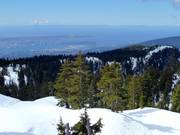 View of Vancouver from the Mount Seymour ski resort