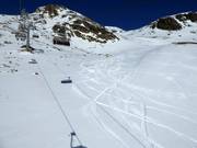 Tracks off the piste