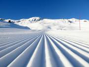 Very good slope grooming in the Les 3 Vallées ski area