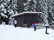 Well-maintained sanitary facilities on the slopes