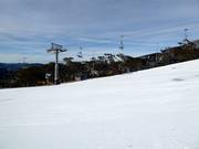 Very good slope grooming at Mt. Buller