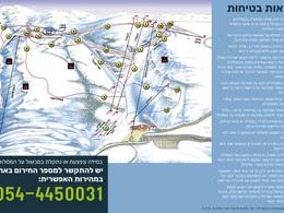 Trail map Mount Hermon – Neve Ativ