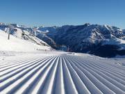 Very good slope grooming in Livigno
