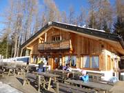 Mountain hut tip Baita Cristelin