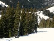 Snowmaking with lances in Telluride