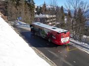 Ski bus in Crans-Montana