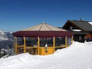 Umbrella bar at the Bärenhütte