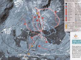 Trail map Crévacol