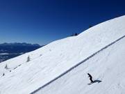 Finsterbach Freeride descent and ski route
