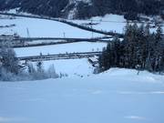 Black valley run to Zell am Ziller