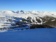 View of the slopes at the Wawa Chair