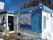 Slope map with current operating information in the Kopaonik ski area