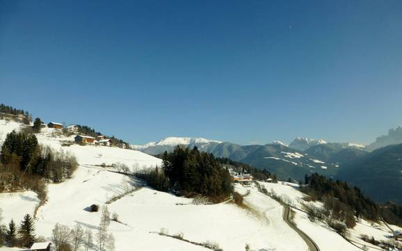 Skiing near Feldthurns (Velturno)