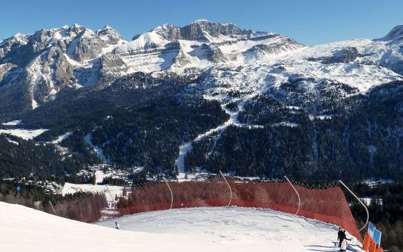 Biggest ski resort in the Skirama Dolomiti area of validity – ski resort Madonna di Campiglio/Pinzolo/Folgàrida/Marilleva