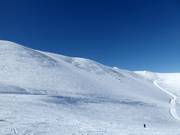Freeride terrain at Mt. Hutt