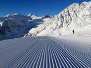 Very good slope grooming