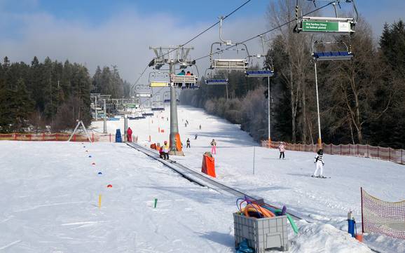 Ski resorts for beginners in the South Bohemian Region (Jihočeský kraj) – Beginners Lipno