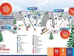Trail map Mont Ti-Basse – Baie-Comeau