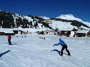 Beginner area in Lech