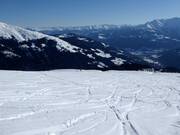 Deep snow slope in Brigels/Waltensburg/Andiast