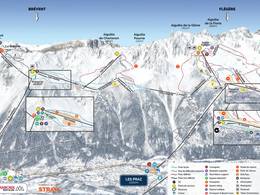 Trail map Brévent/Flégère (Chamonix)