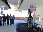 Attentive staff at the chairlift