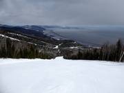 View over the Le Massif de Charlevoix ski area