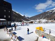 From the parking lot to the practice slope