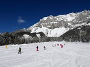Easy slope at the Bergkristalllift
