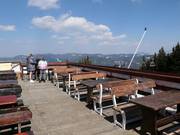 Ski hut at the mountain station