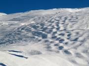 Mogul slope at Grandes Platières