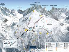 Trail map Grands Montets – Argentière (Chamonix)