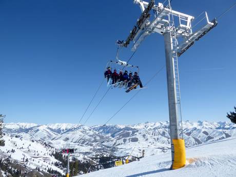Idaho: best ski lifts – Lifts/cable cars Bald Mountain – Sun Valley