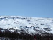 View from the E10 road of the ski resort