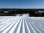 Perfectly groomed slopes in the Pyhä ski resort