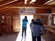 Start house of the Lauberhorn World Cup downhill