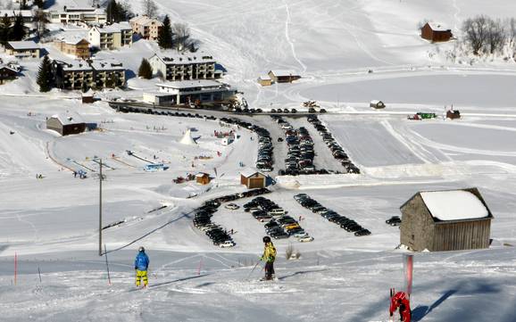 Toggenburg: access to ski resorts and parking at ski resorts – Access, Parking Wildhaus – Gamserrugg (Toggenburg)