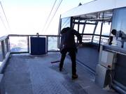 Maintenance of the cable car station