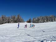 Beginners are in very good hands at the Obergassalm practice lift.