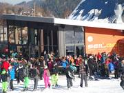Cable bar at the valley station of the Ettelsberg cable car