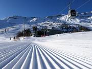 Very good slope grooming in Santa Caterina Valfurva