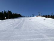 Perfectly groomed slopes
