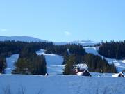 View of the Trysil ski resort