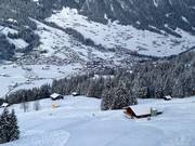 View of the village of Lenk