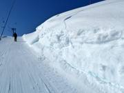 There is always abundant snow in the ski resort of Björkliden
