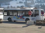 Ski bus in Val d’Arly