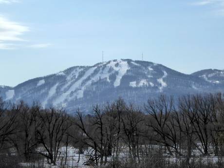 Central and Southern Appalachian Mountains: size of the ski resorts – Size Bromont