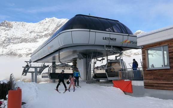 Ski lifts Passeier Valley (Passeiertal) – Ski lifts Pfelders (Moos in Passeier)