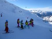 Ski lesson on the Hochjoch