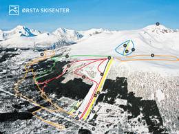 Trail map Ørsta Skisenter